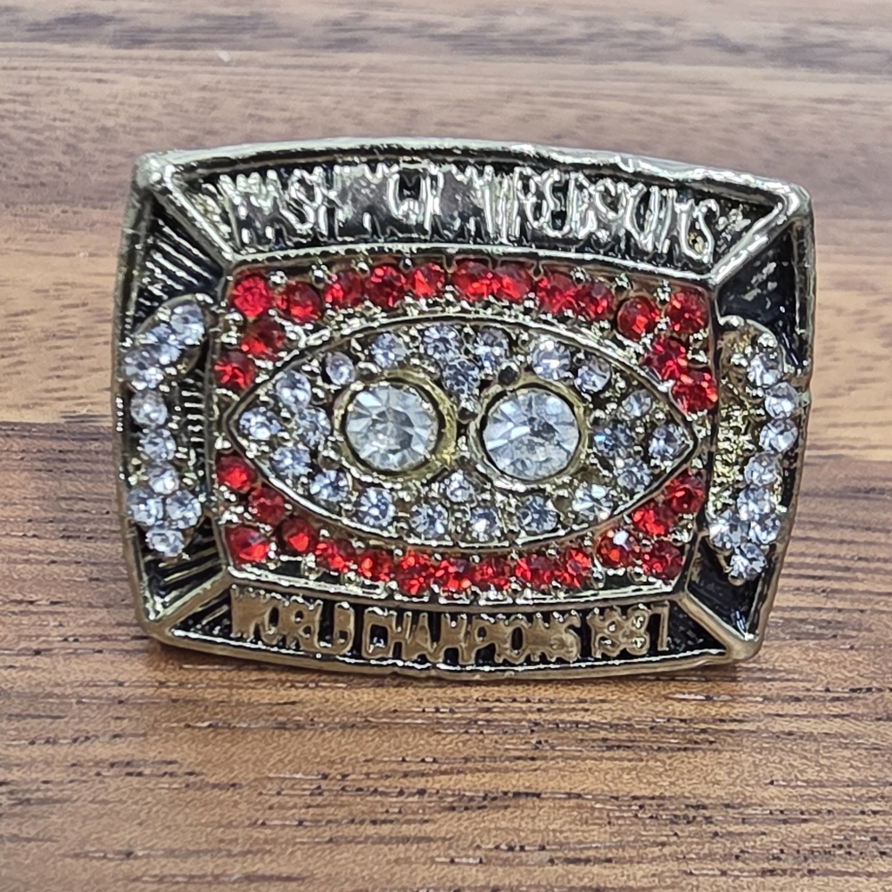 Washington Redskins Championship Ring Men's Sz 10 87 88 Fan Edition Superbowl 12